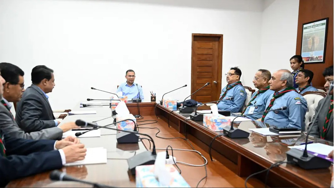 প্রধানমন্ত্রীর সঙ্গে বাংলাদেশ স্কাউটসের কার্যনির্বাহী কমিটির সাক্ষাৎ